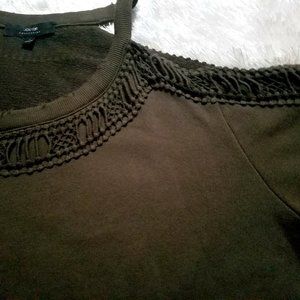 Joe's Cold Shoulder Distressed Sweatshirt NWOT